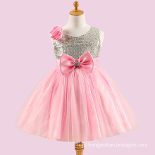 Flower Baby Girl Child Long Hand Made Clothing Party Dress